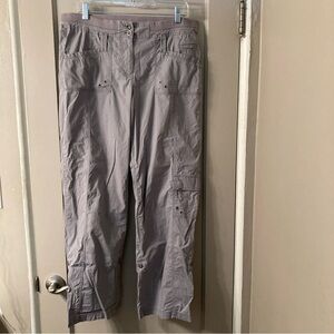 Chico's Women's Gray Cargo Pants